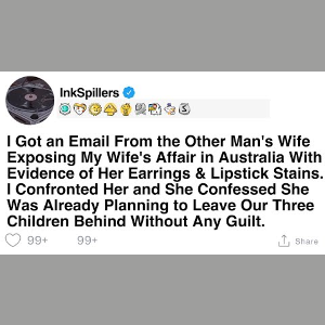 Email from Another Woman Reveals My Wife's Affair in Australia